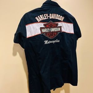 Harley Davidson zip up vest
